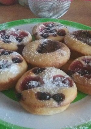 Palacsinta muffin 🍒🍇🍓 recept fotója
