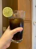 Cuba libre cocktail