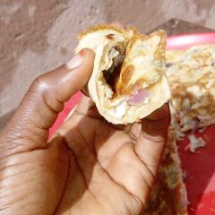 A picture of Tortilla egg wrap.