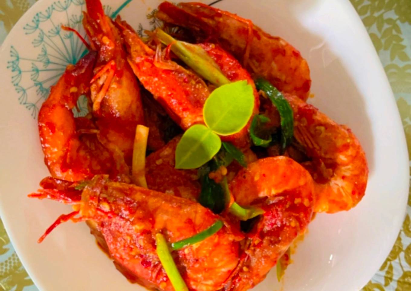 Udang Saus Tiram Pedas