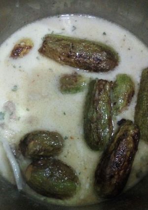 صورة لوصفة مخشي باللبن مع رز بالشعريه