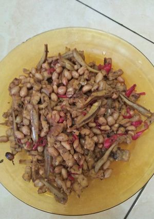 Foto resep Oreg tempe ikan asin