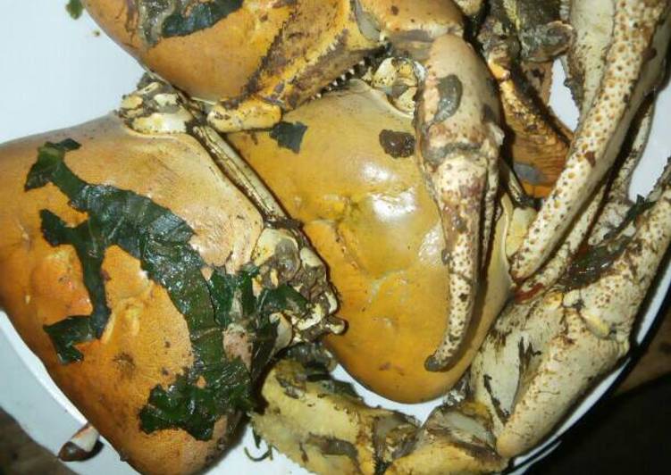 Cooked crab