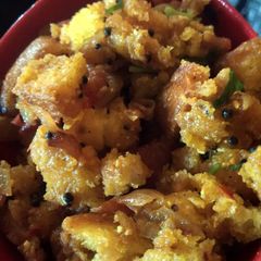 A picture of Bread poha.