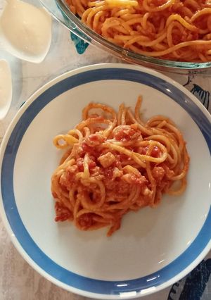 Foto di Pici con il sugo di baccalà