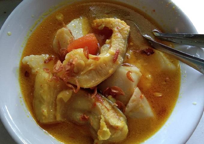 Gulai ikan patin tanpa santan