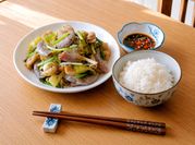 Hình ảnh của lòng dồi xào dưa