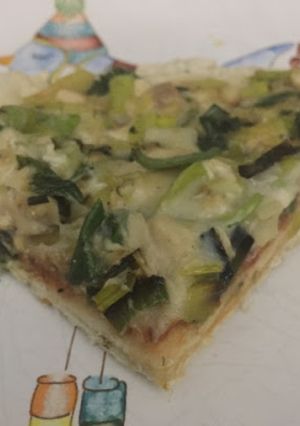 Una foto de Pizza de pollo