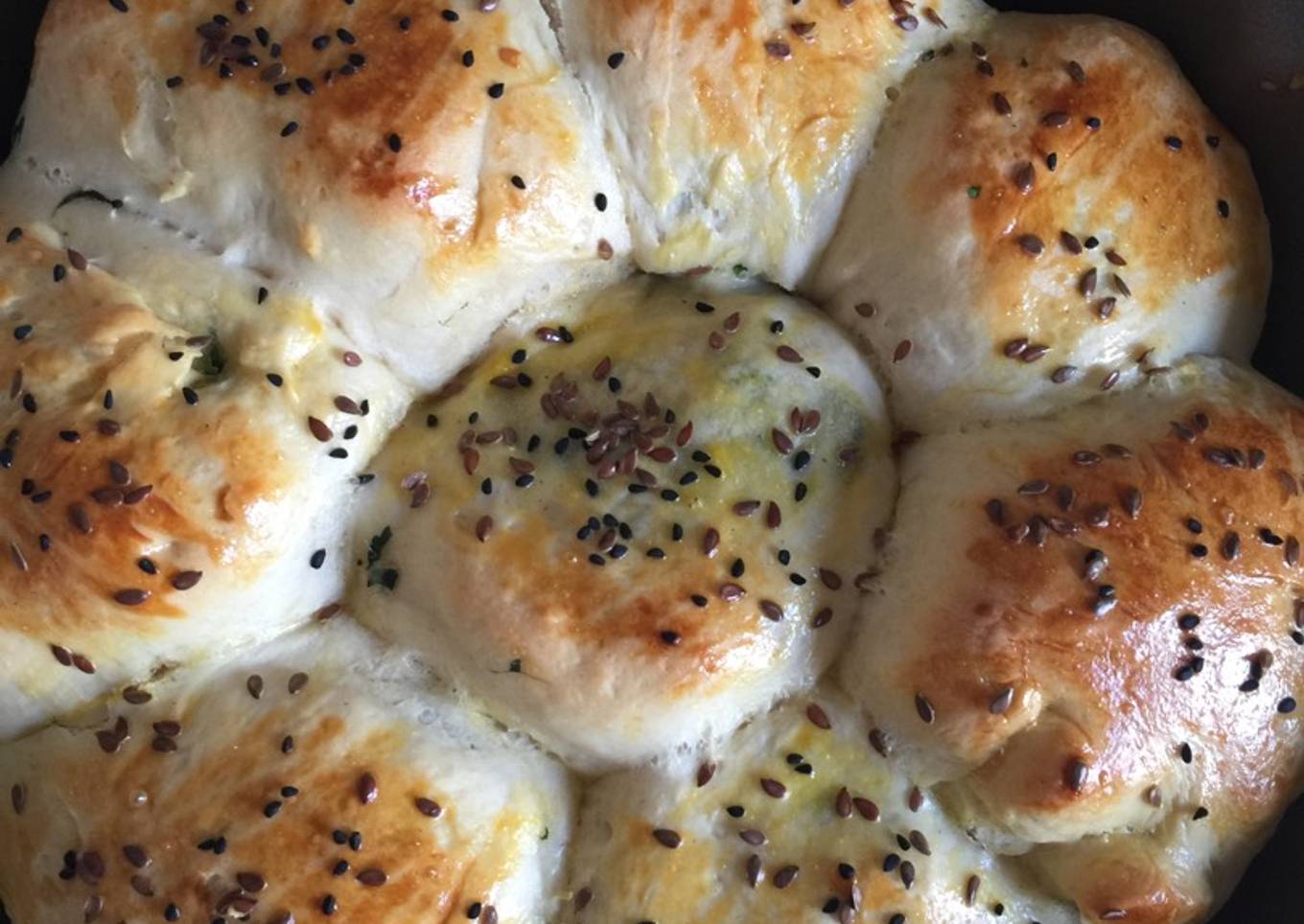 Sandwiches with stuffed potatoes