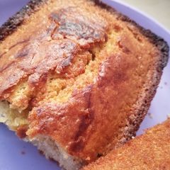 A picture of Soy milk lemon cake.