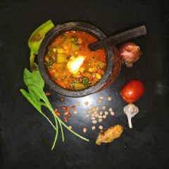A picture of Leafy Legumes Veg Stew.