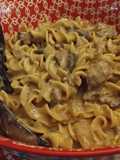 Boursin Beef Stroganoff Crockpot