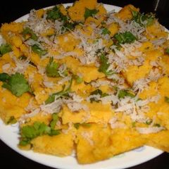 A picture of Pitla Vadi/Gram Flour Delight.