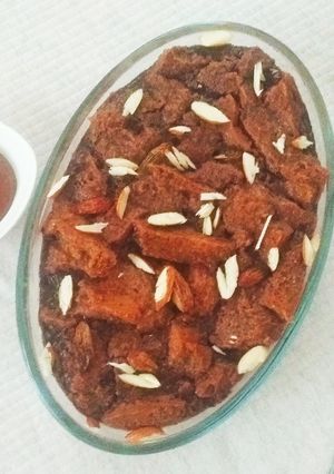 A picture of Chocolate Bread Pudding.