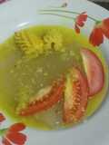 Papeda kuah kuning cumi