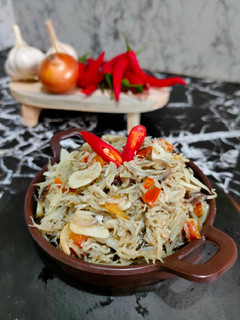 Foto resep Teri nasi Oseng Pedas