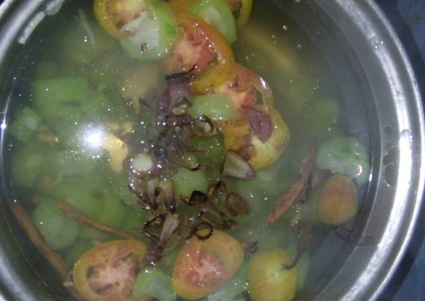 Sayur Gambas bumbu Kunci