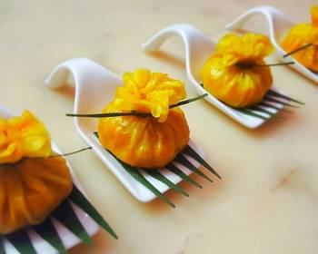Unique Cuisine Mango Dumpling Very Delicious