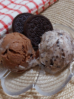 Foto resep Es Krim Coklat Oreo