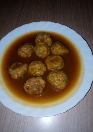 Una foto de Albóndigas en salsa Teriyaki y toque de canela