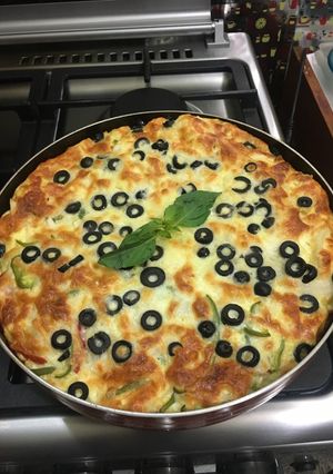 صورة لوصفة بيتزا كاذبه