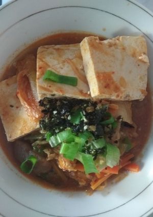 Foto resep Kimchi Sundubu Jjigae ala anak kost