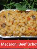 Macaroni Beef Schotel (Bisa juga tanpa di Panggang)