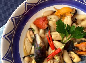 Foto di Cavatelli con fagioli e cozze