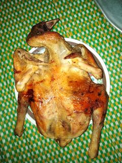 Hình của món Gà nướng mắc khén hạt dổi.