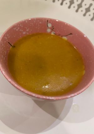 صورة لوصفة شوربة قرع بالشوفان