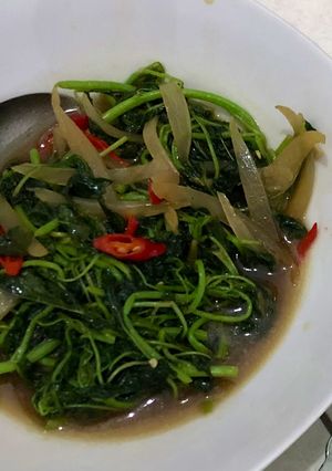 Foto resep Masakan Anak Kos - Tumis Bayam Saus Tiram