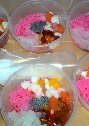 Foto resep es mie jelly