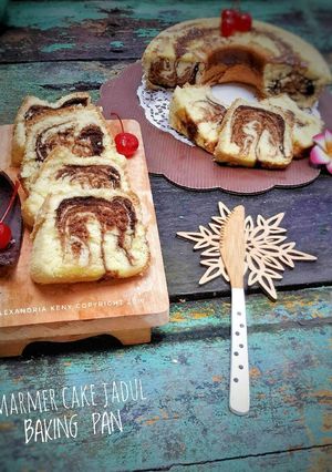 Foto resep Marmer Cake Jadul Baking Pan