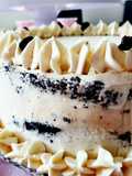 Nude cake de chocolate y café