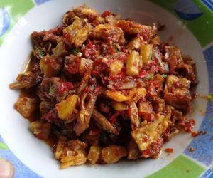 Praktis, Memasak Sambal goreng Campur Telur Kentang Ikan Teri Praktis Enak