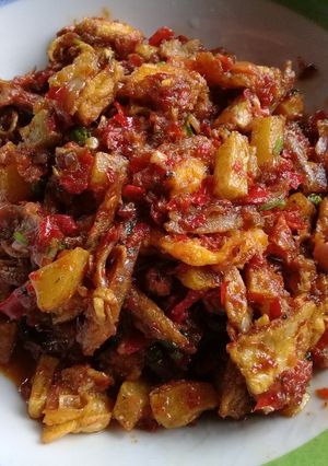 Foto resep Sambal goreng Campur Telur Kentang Ikan Teri
