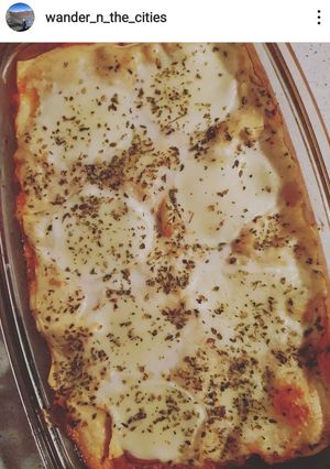 Une photo de Lasagnes thon tomate & champignons 🍅