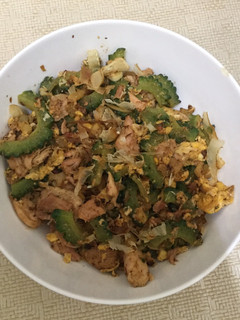 鳳梨苦瓜雞炒蛋 的食譜成品照片