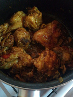 Una foto de Pollo al curry