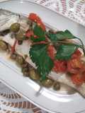 Mormora con olive e capperi