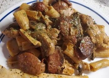 The New Way Prepare Recipe Creamy Cajun Chicken Sausage Pasta Delicious Steady