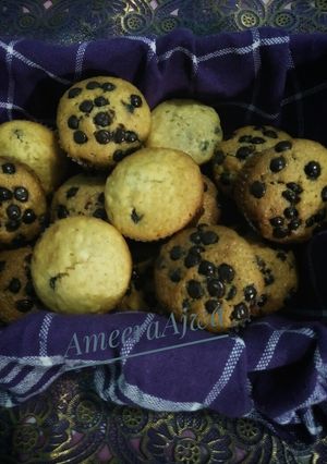 Foto resep Bakery Style Vanilla Chocochips Muffin