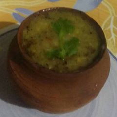A picture of Muradabade mung dal.