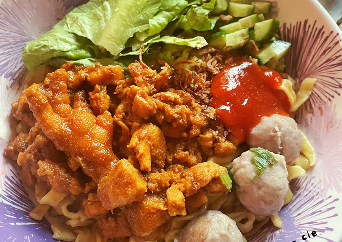 Mie Ayam Bakso Homemade