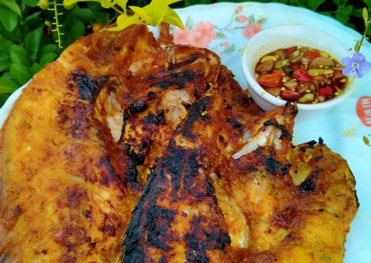 Resep Terbaru Ikan Kakap Merah Bakar Gurih Mantul