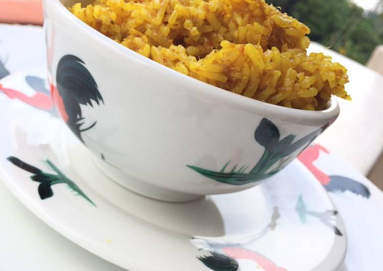 Recipe of Super Quick Homemade Turmeric Rice