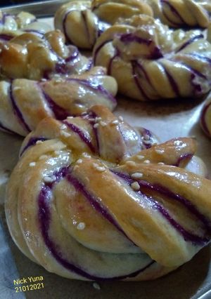Foto resep 63. Roti Manis Ubi Ungu