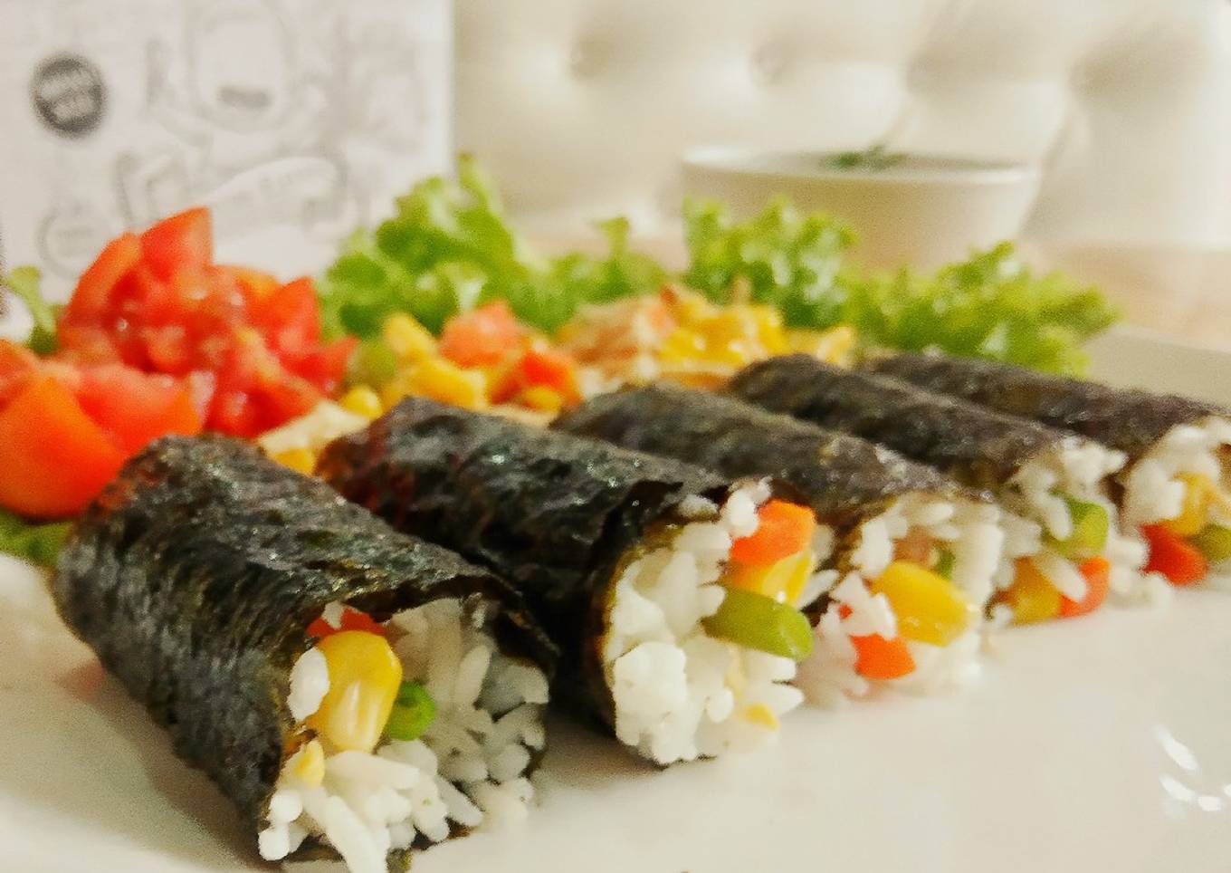 Resep Sushi Ayam Sayur, Enak