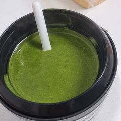 Spinach soup A picture of Spinach soup.