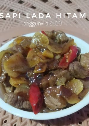 Foto resep Sapi Lada Hitam
